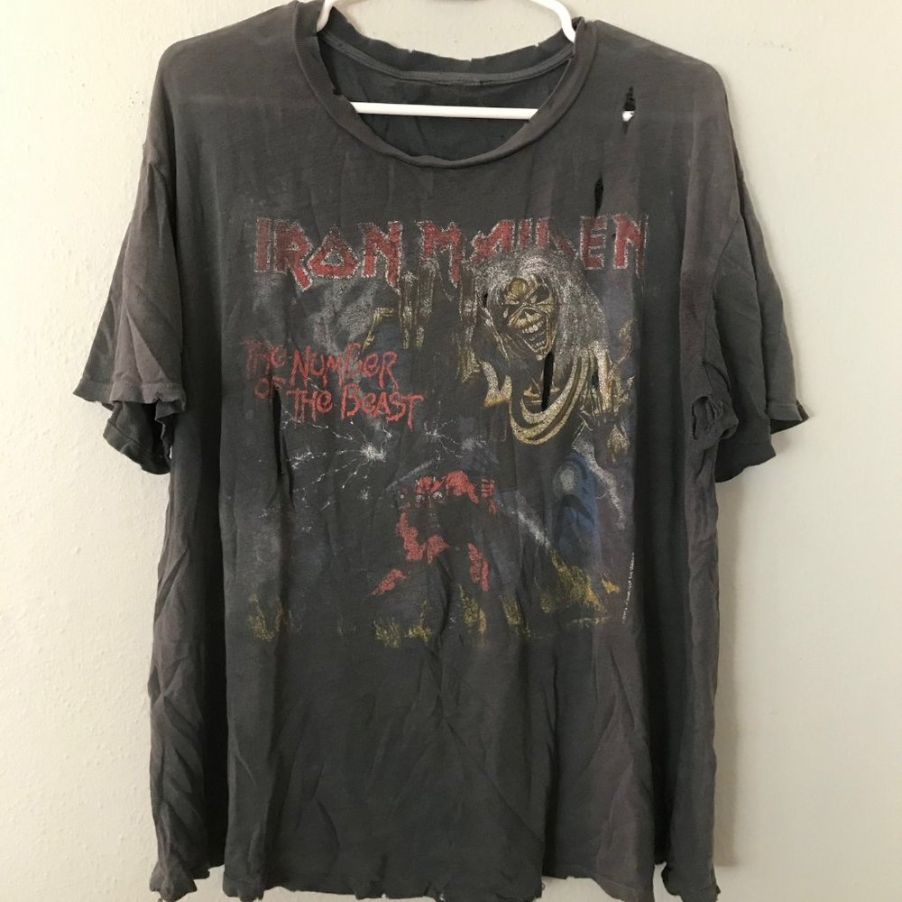 VINTAGE Iron Maiden Number of the Beast T-Shirt